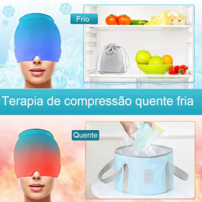 GELTHERAPY Touca de Compressão Terapêutica - Alivia Dores De Forma Natural