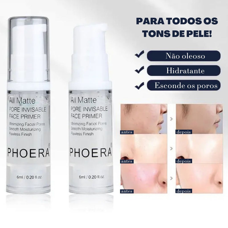 Primer Facial Phoera All Matte - Poros Invisíveis.