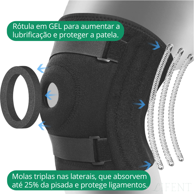 Joelheira PLUS SIZE - Proteção para pessoas acima de 120kg