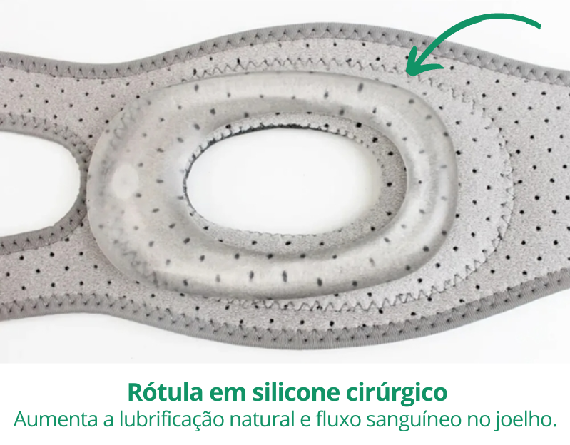 Joelheira Patelar com Rótula em Silicone