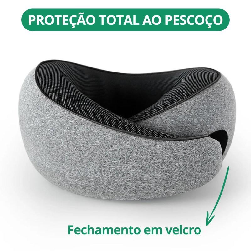 Almofada de Pescoço para Viagem - Proteção de 100%