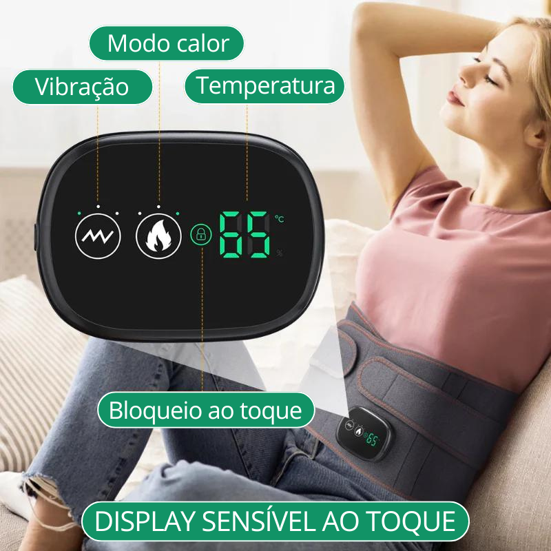 Massageador e Aquecedor Lombar 2 em 1 Lifent