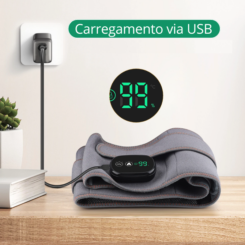 Massageador e Aquecedor Lombar 2 em 1 Lifent